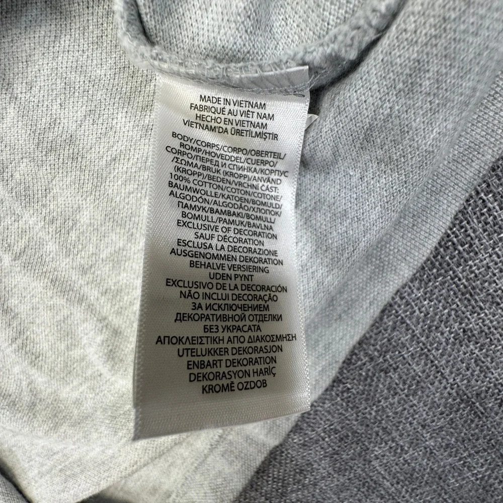 Polo Ralph Lauren Polo Shirt Men Medium Gray Custom Slim Fit Pique Cotton Preppy